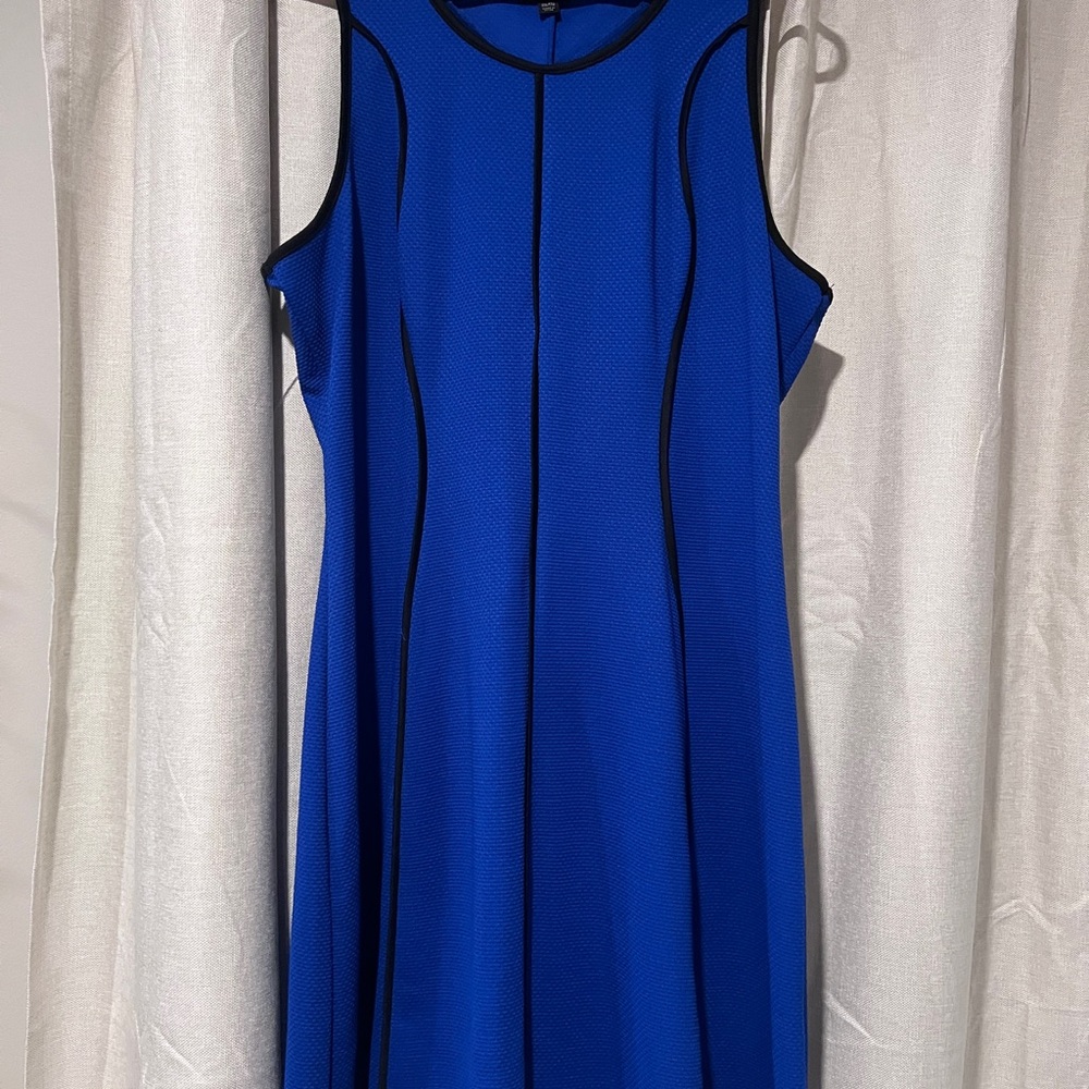 Massimo Royal Blue Midi Dress